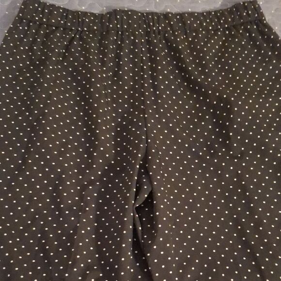 Counterparts Black Polka Dot Pants size large - Picture 5 of 6